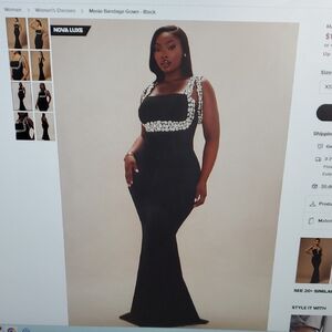 Fashion Nova Masie Bandage Gown